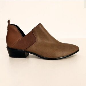 Matt & Nat Kendra Brown Vegan Leather Pointed Toe Ankle Boots